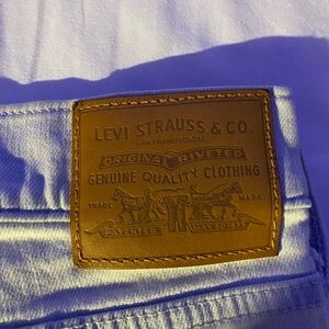 Levi Strauss Light Blue Jeans with Brown Patch